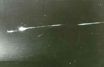Foto af meteor-nedfald