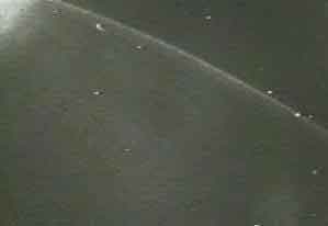 Stillfoto af videosekvens fra rumfærgen Discovery 15. september 1991