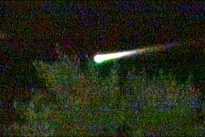 Et stort meteor blev      observeret over Rom 19. juli 1999.