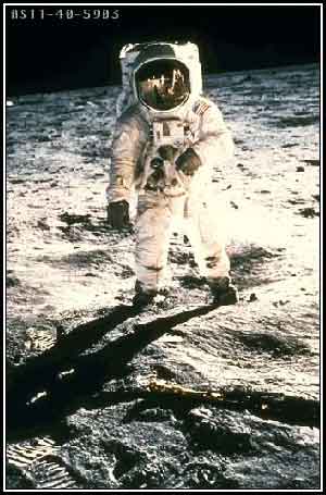 Aldrin fotograferet af Armstrong